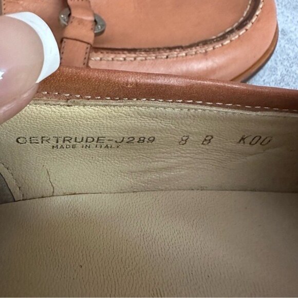 Coach Vintage Gertrude Heeled Loafers Black Leather Size 8B Classic Preppy - Picture 14 of 15